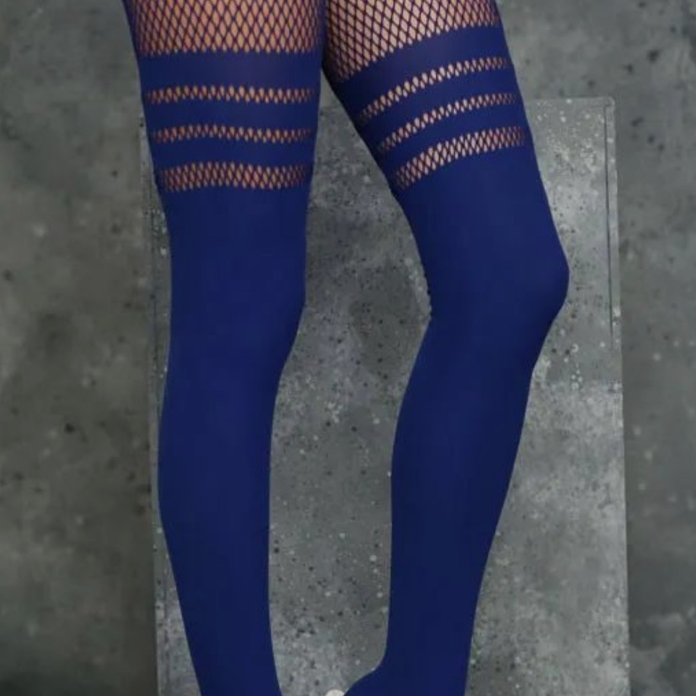 BlackMilk Sporty Striped Hosiery Set of 3 OSFA - Picture 8 of 9